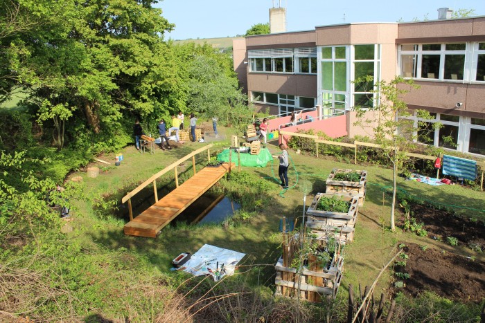 Schulgarten wurde neu angelegt