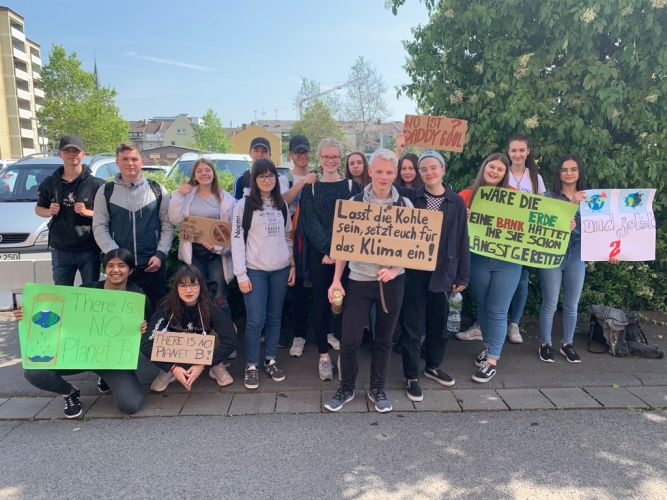 Besuch des Fridays-For-Future-Streiks in Bad Kreuznach