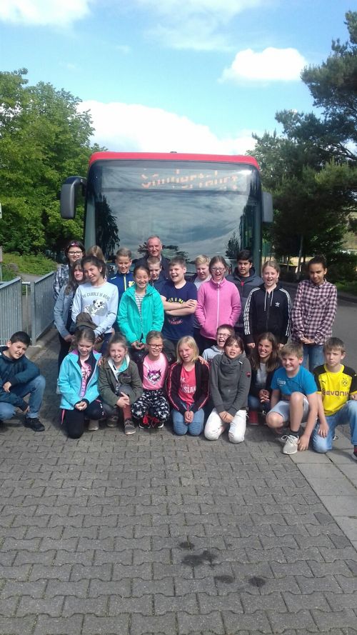Busschule im 5. Schuljahr