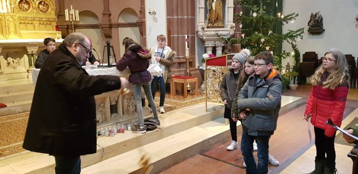Besuch der katholischen Kirche St. Remigius Wöllstein